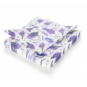 Ubrousky 33 x 33 cm, sada 20 ks, LAVENDER