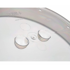 Poklop do mikrovlnnné trouby ACCASA, průměr 26,5 cm, transparentni