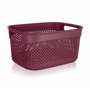 Košík úložný 29 x 21,5 x 15 cm ,6,6 l, bordó