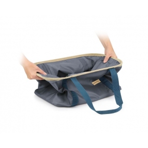 Nákupní košík skládací Click SHOP!, šedý