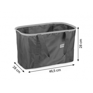 Nákupní košík skládací Click SHOP!, vínový