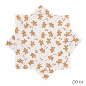 Ubrousek papír PERNÍČEK 20 ks 33x33 cm