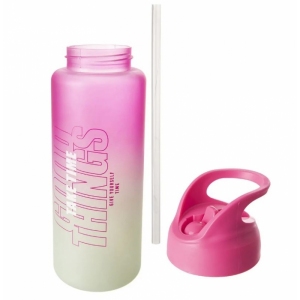 Láhev tritan uzávěr Moly pink-green 1 l