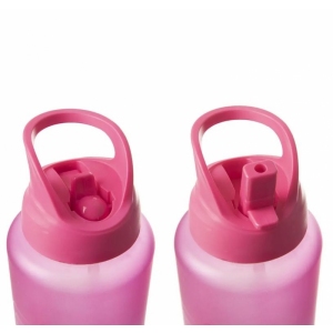 Láhev tritan uzávěr Moly pink-green 1 l