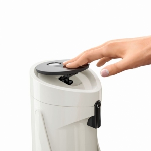 PONZA termokonvice s pumpou 1,9 l, bílá