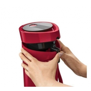 PONZA termokonvice s pumpou 1,9 l, červená