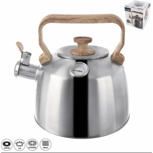 Čajník nerez píšť. s teploměrem 3,2 l