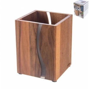 Stojan na kuchyňské náčiní akácie/resin RIVER