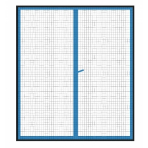 Síť proti hmyzu okno 2x 130x150 cm černá