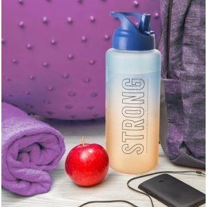 Láhev tritan uzávěr Moly blue-orange 1 l