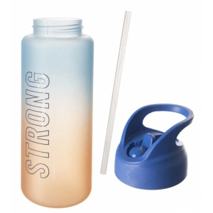 Láhev tritan uzávěr Moly blue-orange 1 l