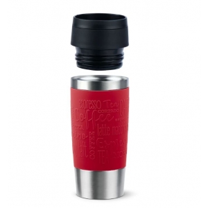 TRAVEL MUG cestovní hrnek 0,36 L, tmavě červená