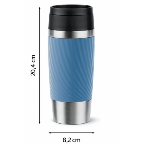 Tefal N2024510 TRAVEL MUG TWIST Cestovní hrnek 0,36 l modrý