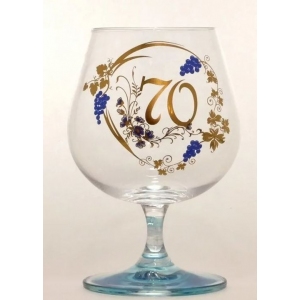 SKLENICE BRANDY VYROCI 70 modrá