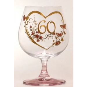 SKLENICE BRANDY VYROCI 60 růžová