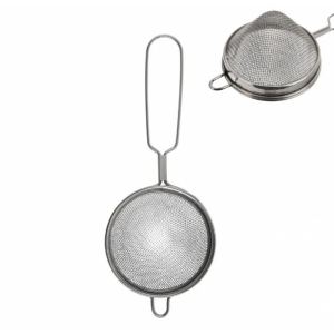 Nerezový cedník- sítko dvojité ¤7 cm
