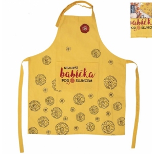 Zástěra kuch. bavlna NEJLEPŠÍ BABIČKA CZ