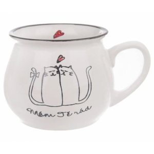 Hrnek ker. kočky Mám tě rád 0,32 l