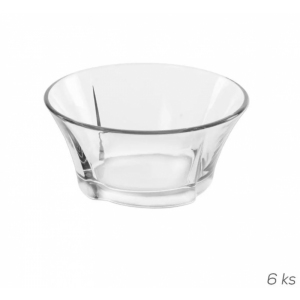 Miska sklo Truva ¤ 12 cm 6 ks