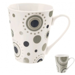 Hrnek porc. kruhy 0,35 l mix