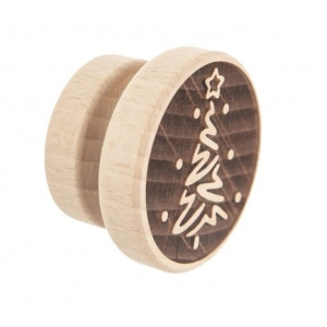 Razítko dřevo na těsto STROMEK