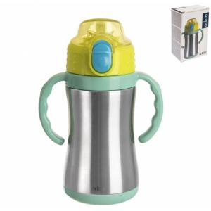 Termoska nerez/UH+brčko 0,33 l zelená