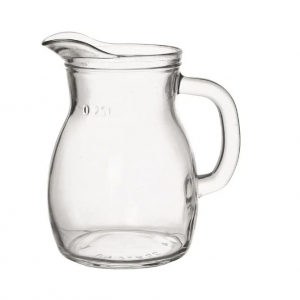 Džbán sklo s měrkou 0,25 l