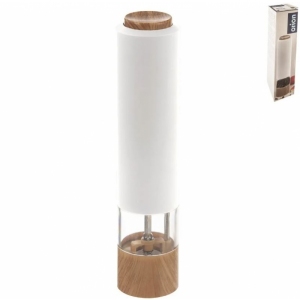 Mlýnek UH/AL elektr. na koření s LED osv. v. 23 cm