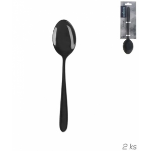Lžička nerez čajová BLACK 2 ks