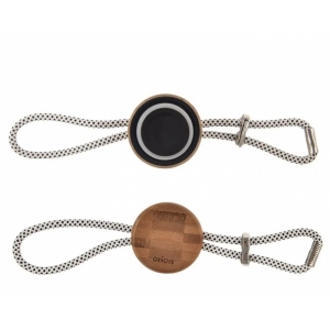 Termoláhev nerez/bambus 0,6 l černá