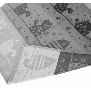 Utěrka kuch. bavlna kočky 3 ks