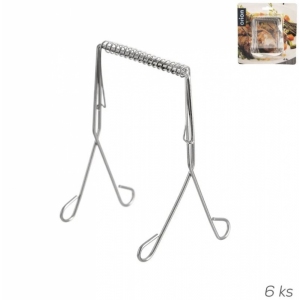 Spona na ptáčky nerez 6 ks