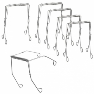 Spona na ptáčky nerez 6 ks