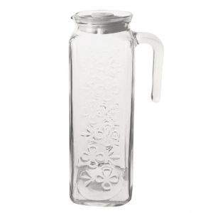 Džbán sklo+víčko UH 1,2 l
