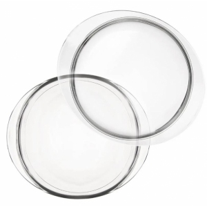 Pekáč borosil. sklo kulatý pr. 23 cm, 26,5x11 cm víko