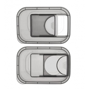 Dóza UH dávkovací GREY Pantry 2 l zas. víčko, šedá