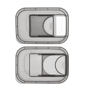 Dóza UH dávkovací GREY Pantry 3,2 l zas. víčko, šedá