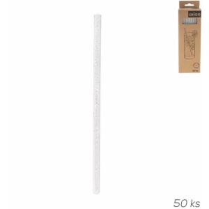 Brčko UH nápoj.opak.použ. 50 ks 22 cm třpytky