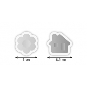 Tescoma Univerzální vykrajovátka DELÍCIA KIDS, květinka a domeček 630937