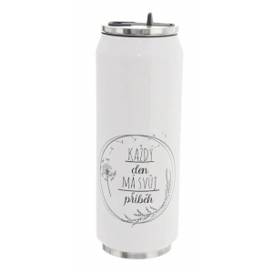 Termoska-plechovka nerez 0,5 l KAŽDÝ DEN