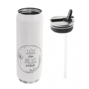 Termoska-plechovka nerez 0,5 l KAŽDÝ DEN