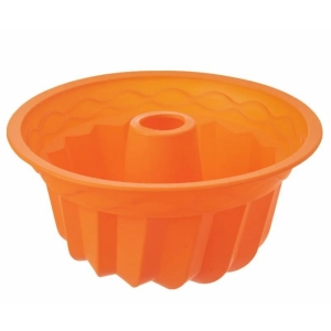 Forma silikonová bábovka ¤ 23,5 cm oranžová