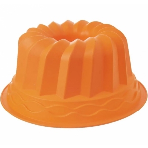 Forma silikonová bábovka ¤ 23,5 cm oranžová