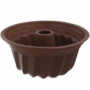 Forma silikon bábovka pr. 23,5 cm hnědá