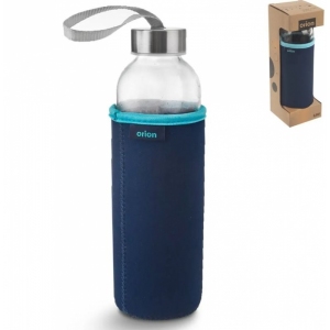 Láhev sklo/kov víčko 0,54 l s termoobalem