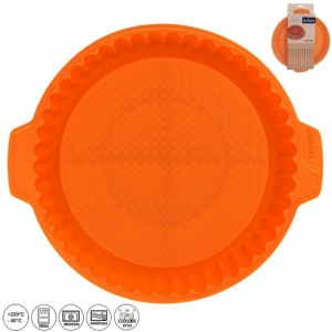 Forma koláčová silikonová ¤ 27cm oranžová