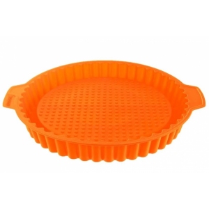 Forma koláčová silikonová ¤ 27cm oranžová
