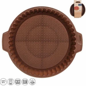Forma koláčová silikonová ¤ 27cm hnědá
