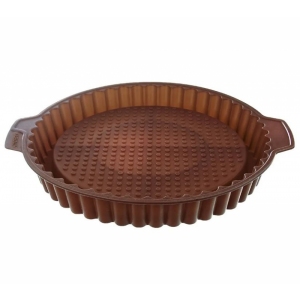 Forma koláčová silikonová ¤ 27cm hnědá