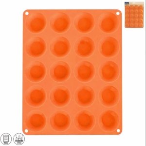 Forma silikon muffiny malé 20 oranžová